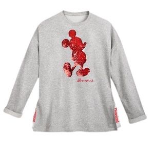 Sequined Mickey Mouse top